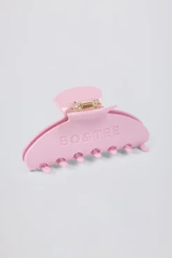 Oh Polly Gym Accessories^Medium Claw Clip in Soft Pink SoftPink