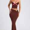Oh Polly Women'S Clothing Sale - $65 And Under | Women'S Clothing Sale - $40 And Under^Mid Rise Maxi Skirt in Chocolate Brown ChocolateBrown