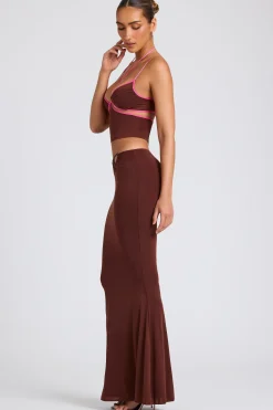 Oh Polly Women'S Clothing Sale - $65 And Under | Women'S Clothing Sale - $40 And Under^Mid Rise Maxi Skirt in Chocolate Brown ChocolateBrown