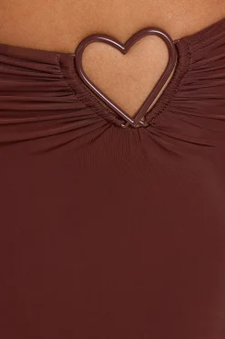 Oh Polly Women'S Clothing Sale - $65 And Under | Women'S Clothing Sale - $40 And Under^Mid Rise Maxi Skirt in Chocolate Brown ChocolateBrown
