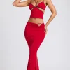 Oh Polly Women'S Clothing Sale - $65 And Under | Women'S Clothing Sale - $40 And Under^Mid Rise Maxi Skirt in Fire Red FireRed
