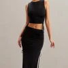 Oh Polly Skirts & Skorts | Co-Ords^Mid Rise Midi Skirt in Black