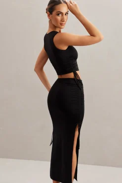 Oh Polly Skirts & Skorts | Co-Ords^Mid Rise Midi Skirt in Black