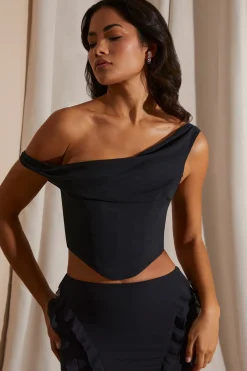 Oh Polly Skirts & Skorts | Co-Ords^Mid Rise Ruffle Detail Maxi Skirt in Black