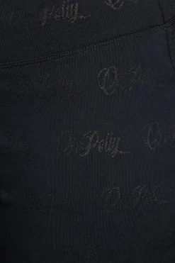 Oh Polly Women'S Clothing Sale - $65 And Under | Women'S Clothing Sale - $40 And Under^Mid Rise Straight Leg Pointelle Trousers in Black