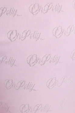 Oh Polly Women'S Clothing Sale - $65 And Under | Women'S Clothing Sale - $40 And Under^Mid Rise Straight Leg Pointelle Trousers in Baby Pink BabyPink