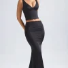Oh Polly Skirts & Skorts | Co-Ords^Mid-Rise Fishtail Maxi Skirt in Black