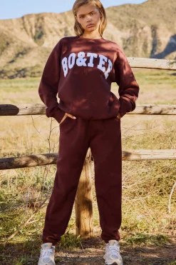 Oh Polly Women'S Clothing Sale - $65 And Under | Women'S Clothing Sale - $40 And Under^Mid-Rise Joggers in Mahogany