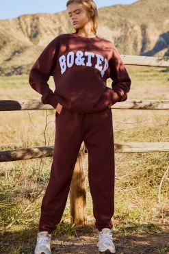 Oh Polly Women'S Clothing Sale - $65 And Under | Women'S Clothing Sale - $40 And Under^Mid-Rise Joggers in Mahogany