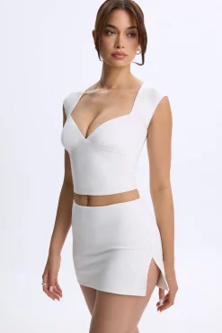 Oh Polly Women'S Clothing Sale - $65 And Under | Women'S Clothing Sale - $40 And Under^Mid-Rise Micro Mini Skirt in White