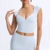 Oh Polly Women'S Clothing Sale - $65 And Under | Women'S Clothing Sale - $40 And Under^Mid-Rise Micro Mini Skirt in Dusty Blue DustyBlue