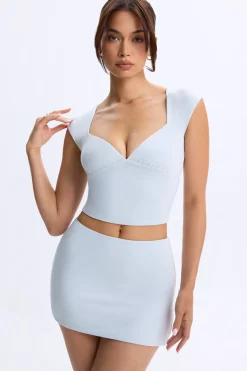 Oh Polly Women'S Clothing Sale - $65 And Under | Women'S Clothing Sale - $40 And Under^Mid-Rise Micro Mini Skirt in Dusty Blue DustyBlue