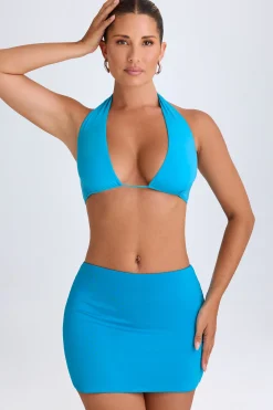 Oh Polly Skirts & Skorts | Co-Ords^Mid-Rise Micro Mini Skirt in Aqua Blue AquaBlue