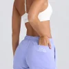 Oh Polly Matching Sets | Shorts^Mid-Rise Sweat Shorts in Periwinkle