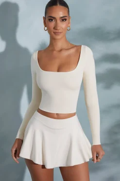 Oh Polly Skirts & Skorts | Elevated Essentials^Mini Skort in Ivory