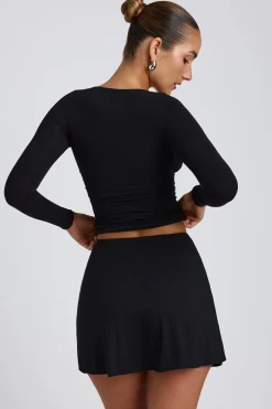 Oh Polly Skirts & Skorts | Co-Ords^Modal A-Line Mini Skort in Black
