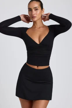 Oh Polly Skirts & Skorts | Co-Ords^Modal A-Line Mini Skort in Black