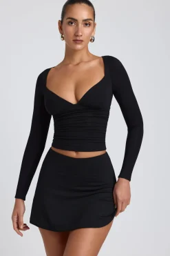 Oh Polly Skirts & Skorts | Co-Ords^Modal A-Line Mini Skort in Black