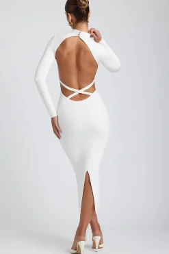 Oh Polly Women'S Clothing Sale - $65 And Under^Modal Cross-Back Midaxi Dress in White