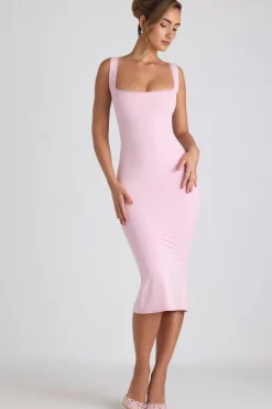 Oh Polly Wedding Guest | Graduation Dresses^Modal Lace-Trim Midaxi Dress in Soft Pink SoftPink