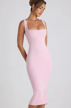 Oh Polly Wedding Guest | Graduation Dresses^Modal Lace-Trim Midaxi Dress in Soft Pink SoftPink