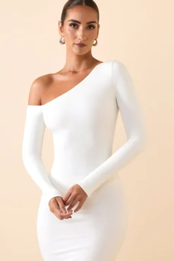 Oh Polly Tops | Fall Outfits^Modal Off-Shoulder Bodysuit in White
