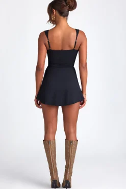 Oh Polly Co-Ords | Tops^Modal Sweetheart-Neck Top in Black