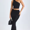 Oh Polly Skirts & Skorts | Co-Ords^Modal Twist-Front Maxi Skirt in Black