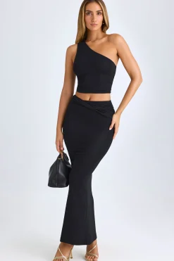 Oh Polly Skirts & Skorts | Co-Ords^Modal Twist-Front Maxi Skirt in Black