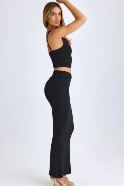 Oh Polly Skirts & Skorts | Co-Ords^Modal Twist-Front Maxi Skirt in Black
