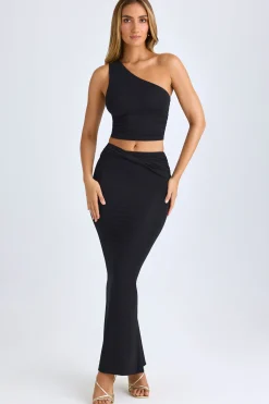 Oh Polly Skirts & Skorts | Co-Ords^Modal Twist-Front Maxi Skirt in Black