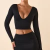Oh Polly Skirts & Skorts | Bottoms^Modal Twist-Front Mid-Rise Mini Skirt in Black