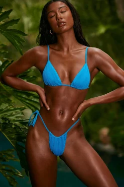 Oh Polly Women'S Clothing Sale - $65 And Under | Women'S Clothing Sale - $40 And Under^Multi-wear Triangle Bikini Top in Neon Blue NeonBlue