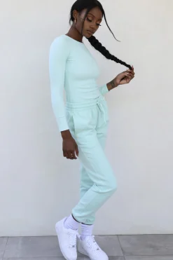 Oh Polly Women'S Clothing Sale - $65 And Under | Women'S Clothing Sale - $40 And Under^On The Run Classic Joggers in Mint