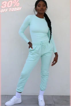 Oh Polly Women'S Clothing Sale - $65 And Under | Women'S Clothing Sale - $40 And Under^On The Run Classic Joggers in Mint