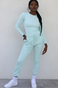 Oh Polly Women'S Clothing Sale - $65 And Under | Women'S Clothing Sale - $40 And Under^On The Run Classic Joggers in Mint