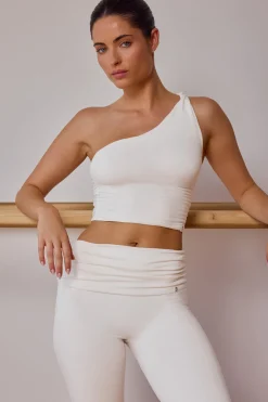 Oh Polly Matching Sets | Tops^One-Shoulder Twisted Tank Top in Soft White SoftWhite