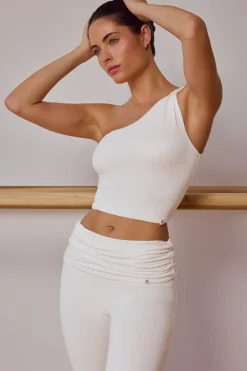 Oh Polly Matching Sets | Tops^One-Shoulder Twisted Tank Top in Soft White SoftWhite