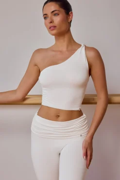 Oh Polly Matching Sets | Tops^One-Shoulder Twisted Tank Top in Soft White SoftWhite