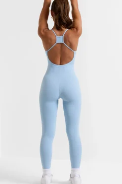 Oh Polly Women'S Clothing Sale - $65 And Under | Women'S Clothing Sale - $40 And Under^Open Back Full Length Unitard in Ice Blue IceBlue