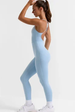 Oh Polly Women'S Clothing Sale - $65 And Under | Women'S Clothing Sale - $40 And Under^Open Back Full Length Unitard in Ice Blue IceBlue