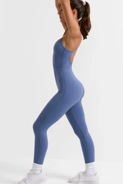 Oh Polly Women'S Clothing Sale - $65 And Under | Women'S Clothing Sale - $40 And Under^Open Back Full Length Unitard in Slate Blue SlateBlue