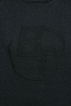 Oh Polly Knitwear | Sweatshirts^Oversized Chunky Knit Hoodie in Black