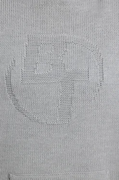 Oh Polly Knitwear | Sweatshirts^Oversized Chunky Knit Hoodie in Heather Grey HeatherGrey