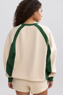 Oh Polly Sweatshirts | Matching Sets^Oversized Colourblock Sweatshirt in Marble