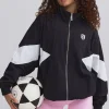 Oh Polly Tracksuits | Matching Sets^Oversized Colourblock Track Jacket in Black