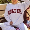 Oh Polly Tracksuits | Sweatshirts^Oversized Crew Neck Sweatshirt in Heather Grey HeatherGrey