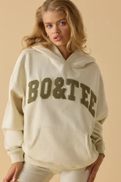 Oh Polly Tracksuits | Sweatshirts^Oversized Hooded Sweatshirt in Bone