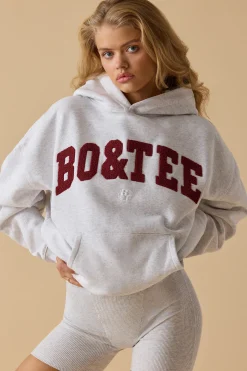 Oh Polly Tracksuits | Sweatshirts^Oversized Hooded Sweatshirt in Heather Grey HeatherGrey