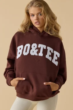 Oh Polly Tracksuits | Sweatshirts^Oversized Hooded Sweatshirt in Mahogany